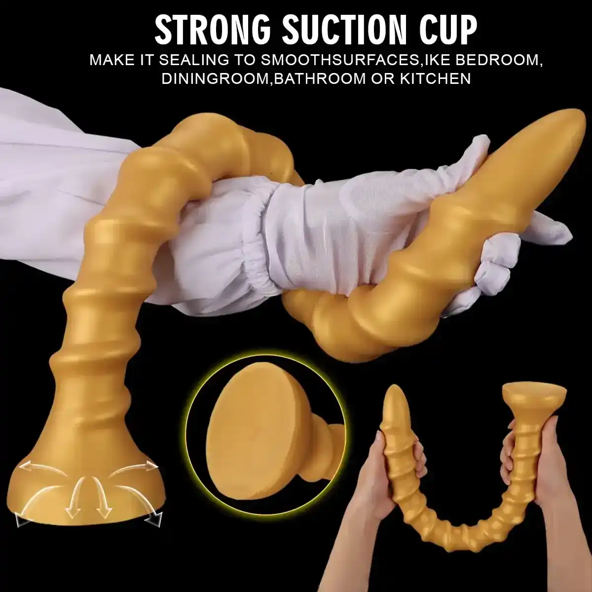 juguete anal silicona suave conico gris