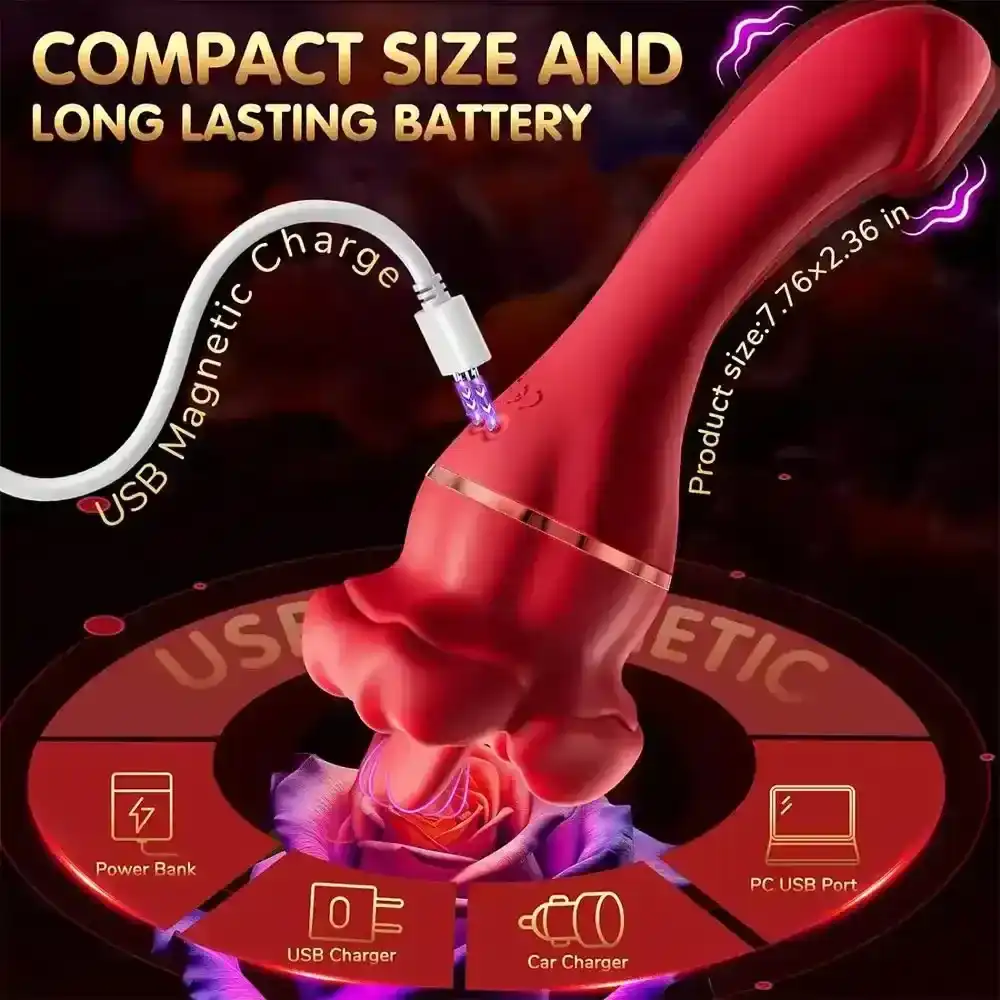 juguete clitoris lengua rosa silicona