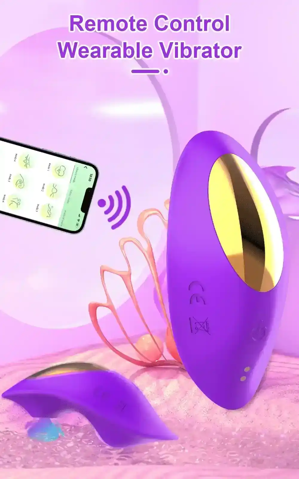 juguete clitoris rosa silicona succion app