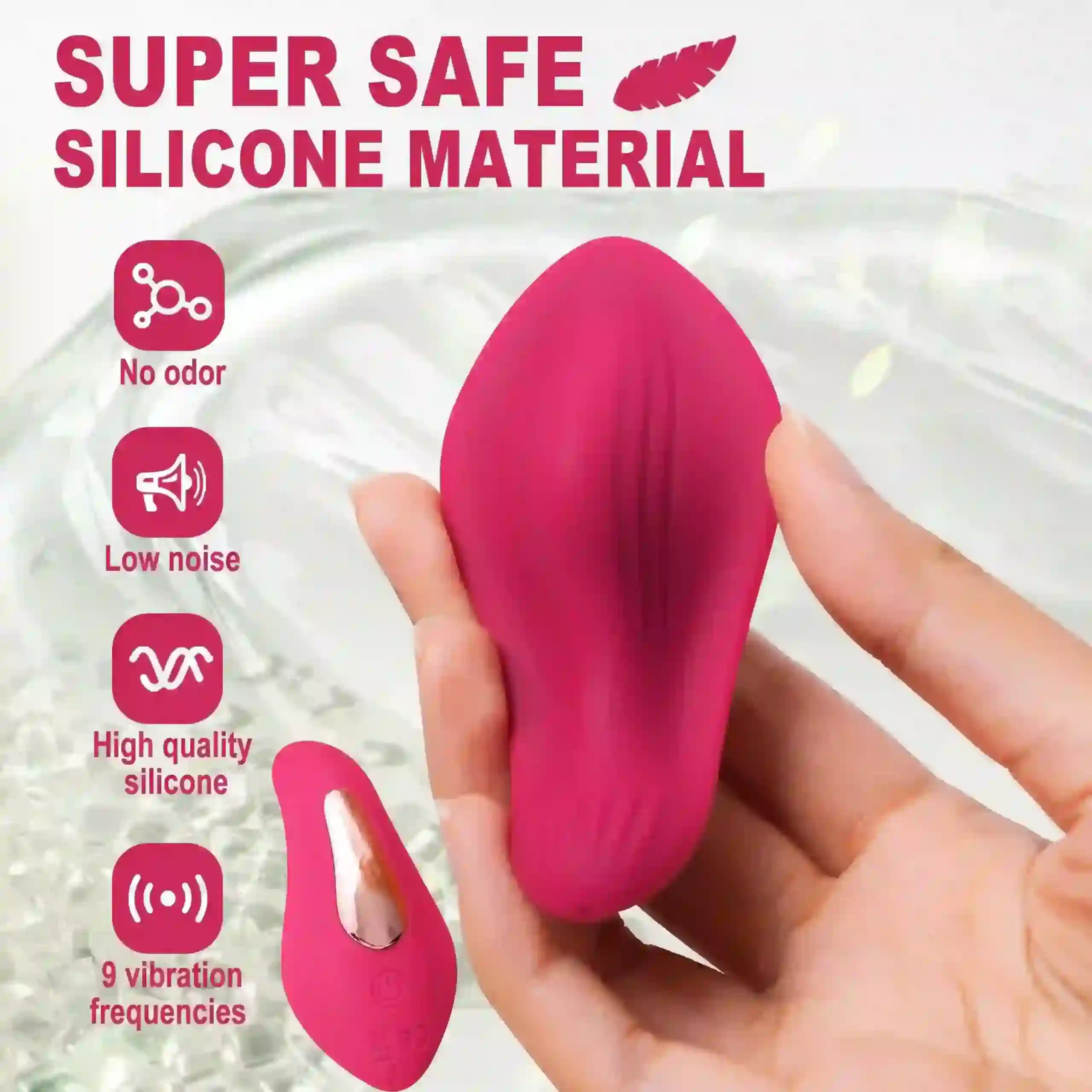 juguete erotico de silicona medica portatil