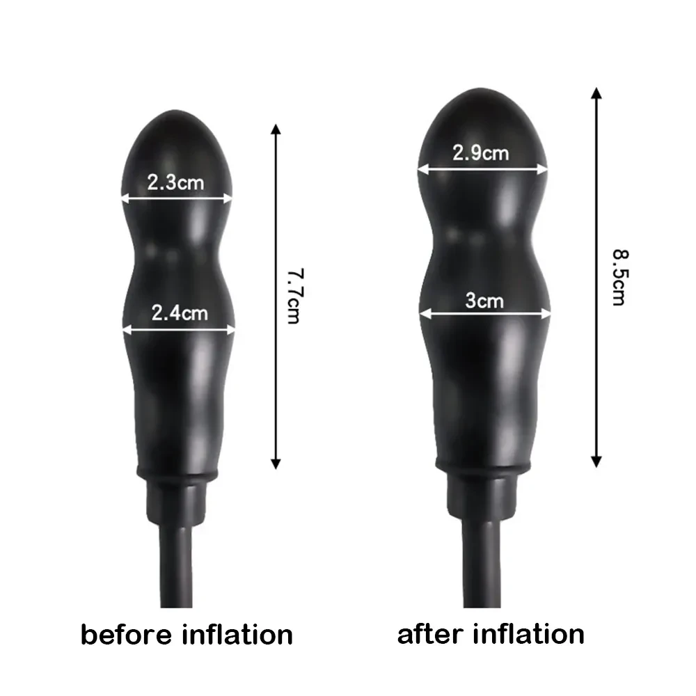 juguete inflable para estimulacion anal
