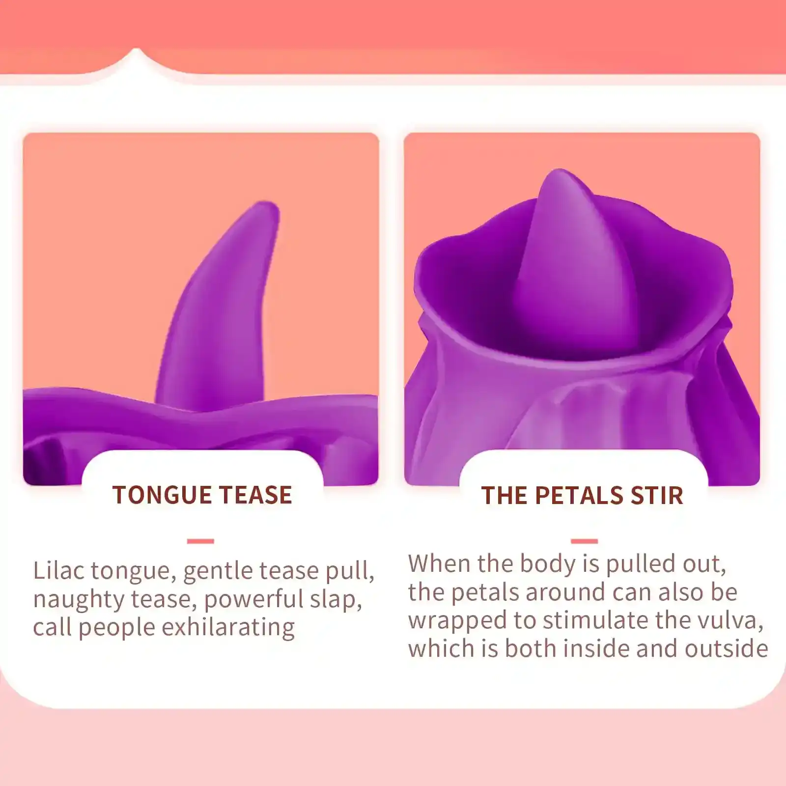 juguete intimo rosa silicona ergonomico