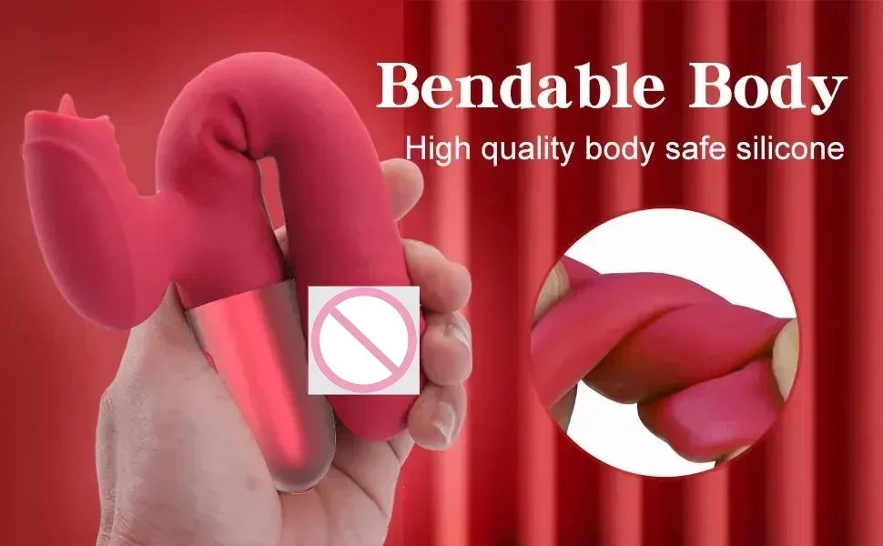 juguete intimo silicona lengua flexible