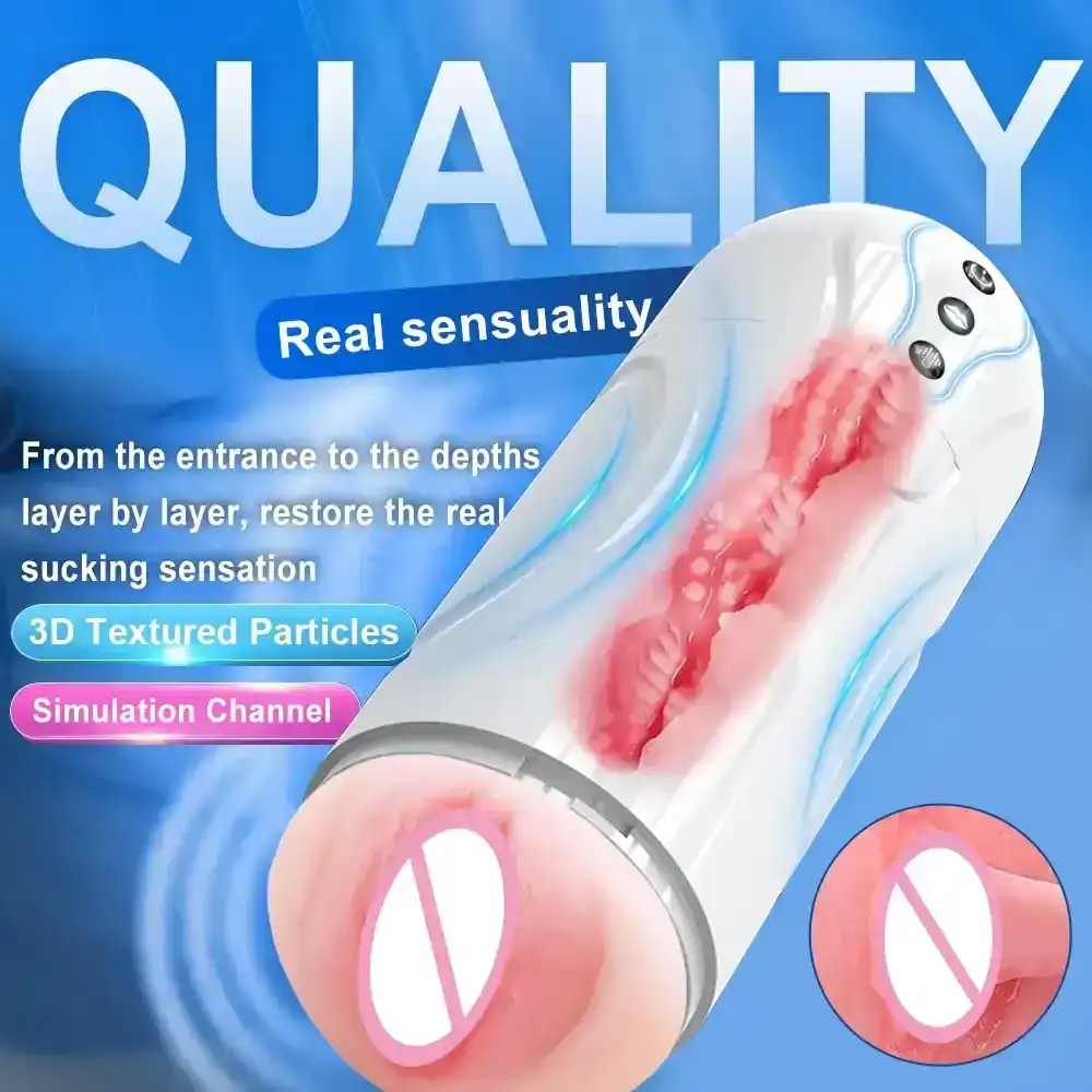 juguete masculino con canal de simulacion