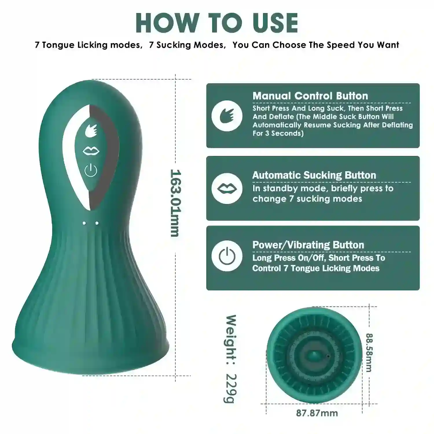juguete oral con diseño ergonómico