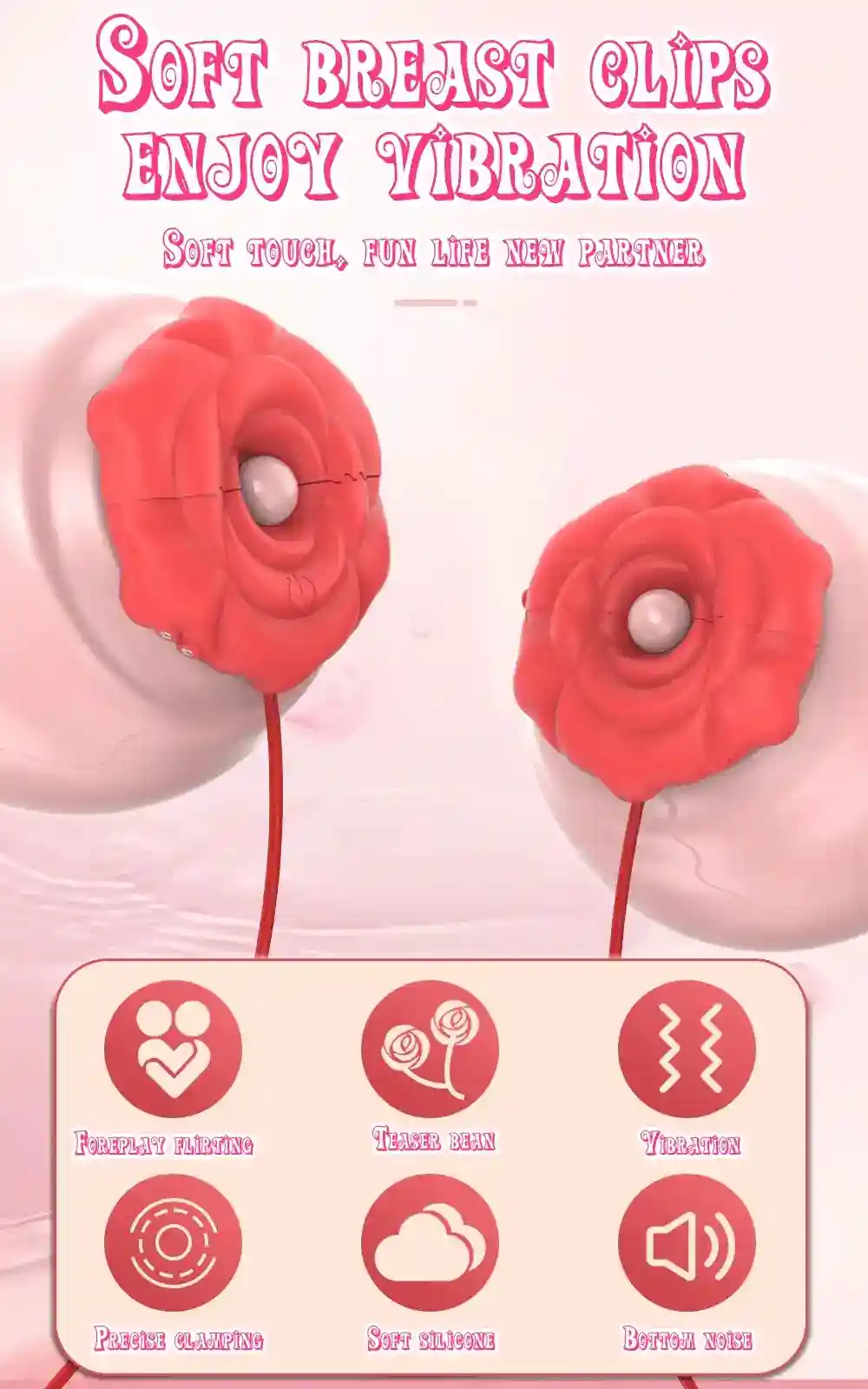 juguete pezones para intensificar placer