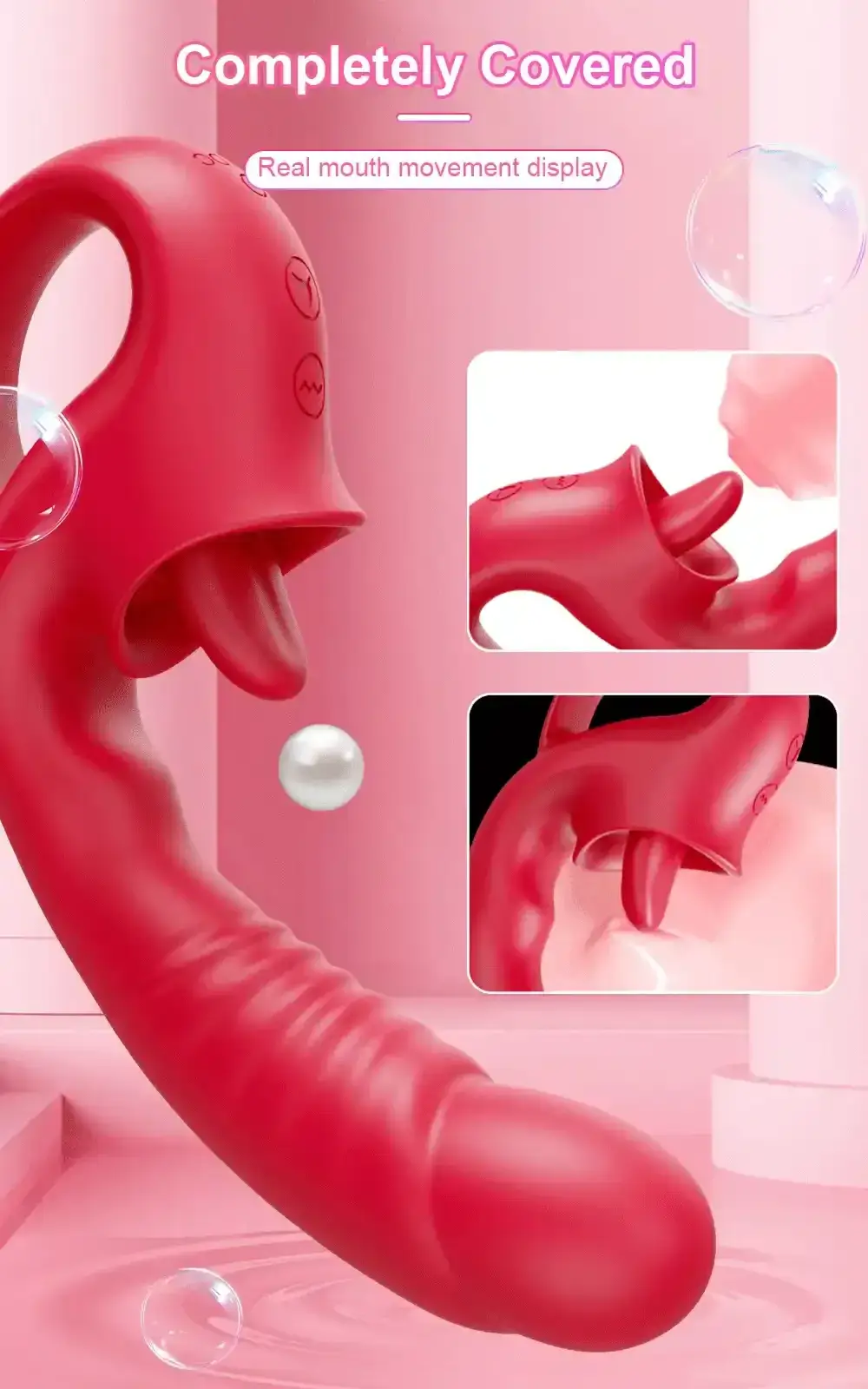 juguete punto g lengua vibracion discreta