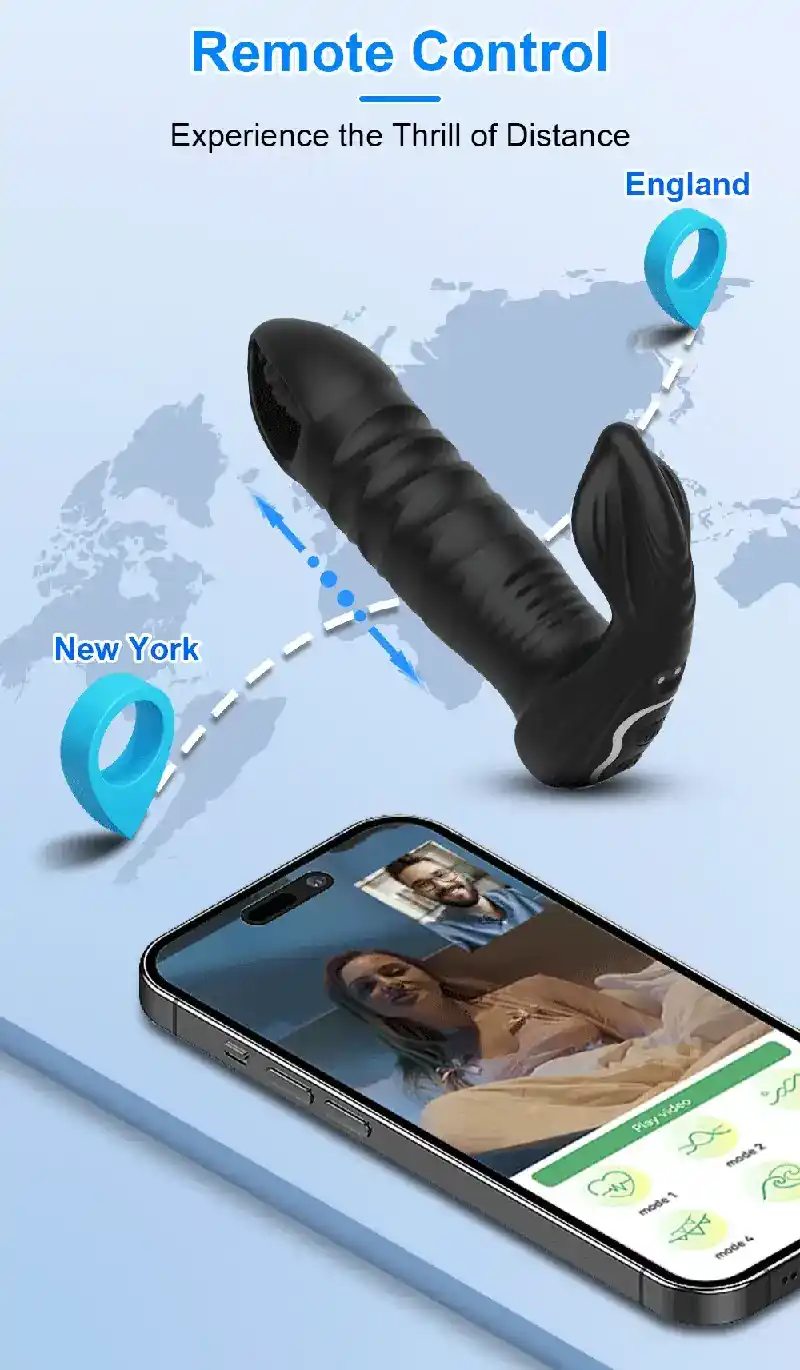 juguete sexual anal vibratorio app