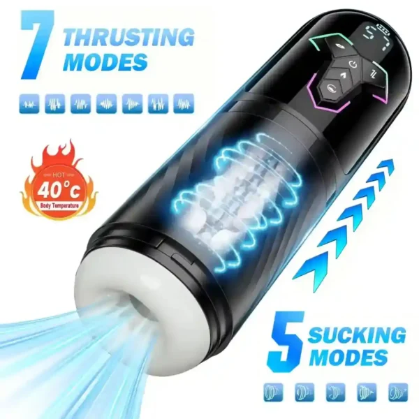 juguete sexual con calentamiento simula temperatura corporal