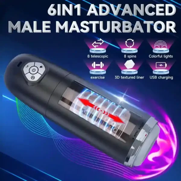 juguete sexual con ventana visual led