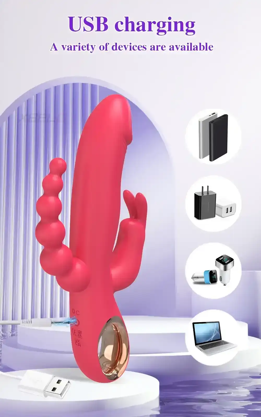 juguete sexual conejo metalico