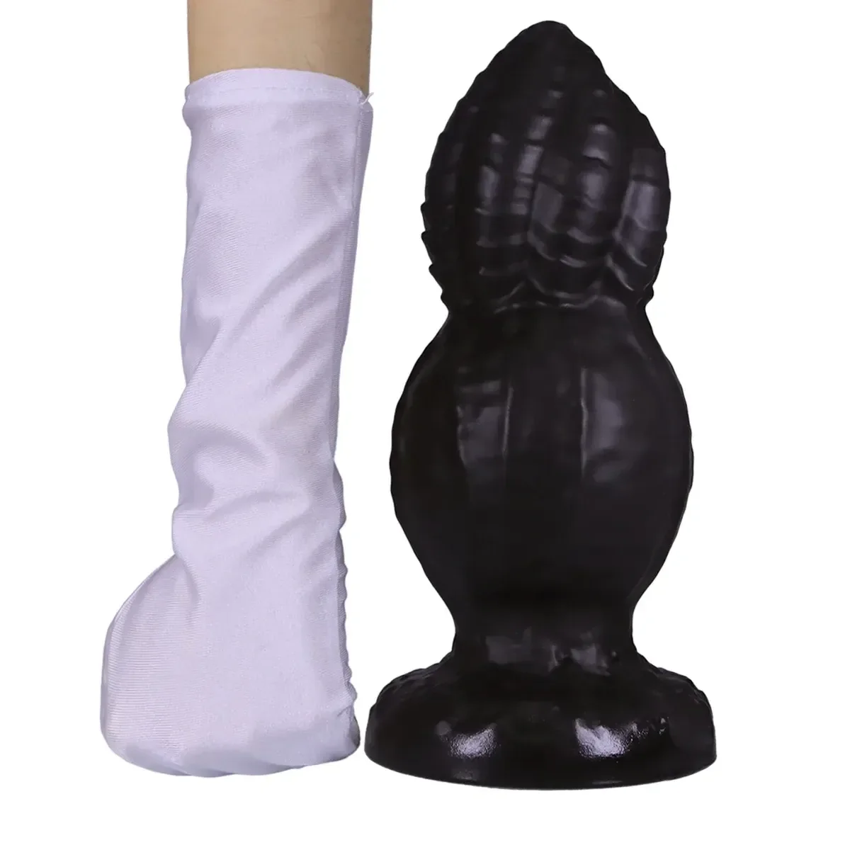 juguete sexual goma negra prostatico