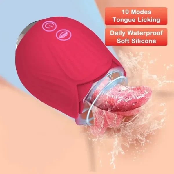 juguete sexual rosa estimulación profunda