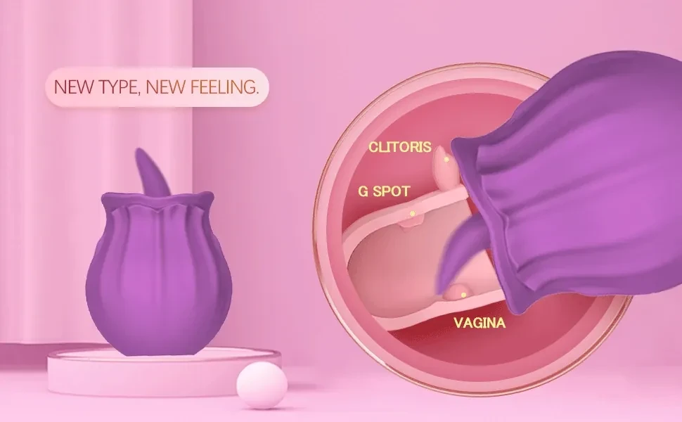 juguete sexual rosa silicona 10 modos