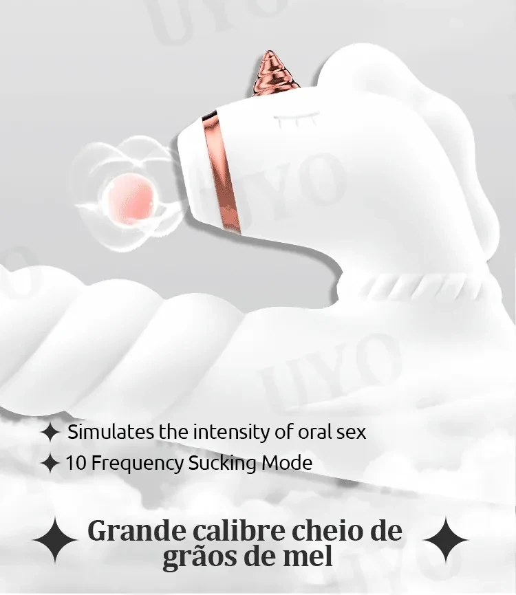juguete sexual unicornio blanco usb