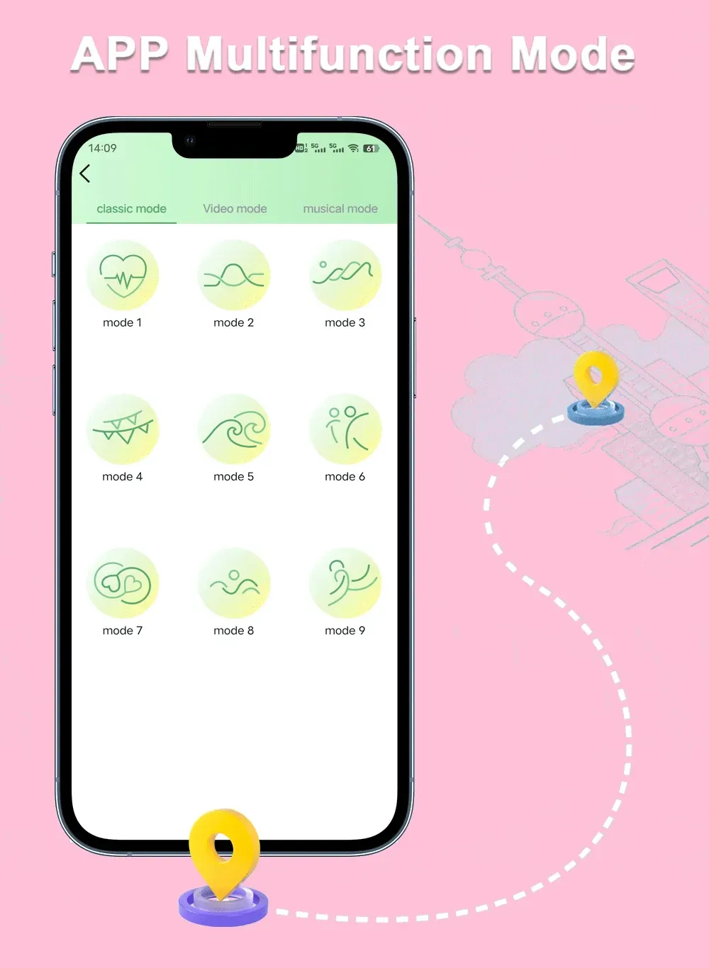 juguete sexual wearable con modos