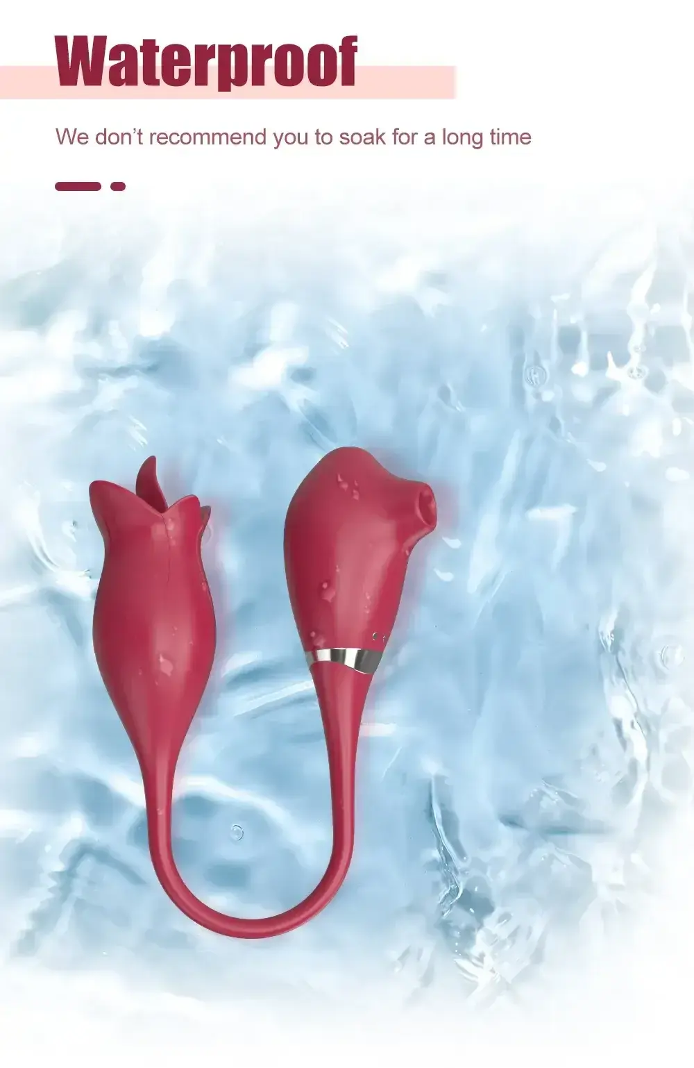 juguete succion ondas lengua rosa