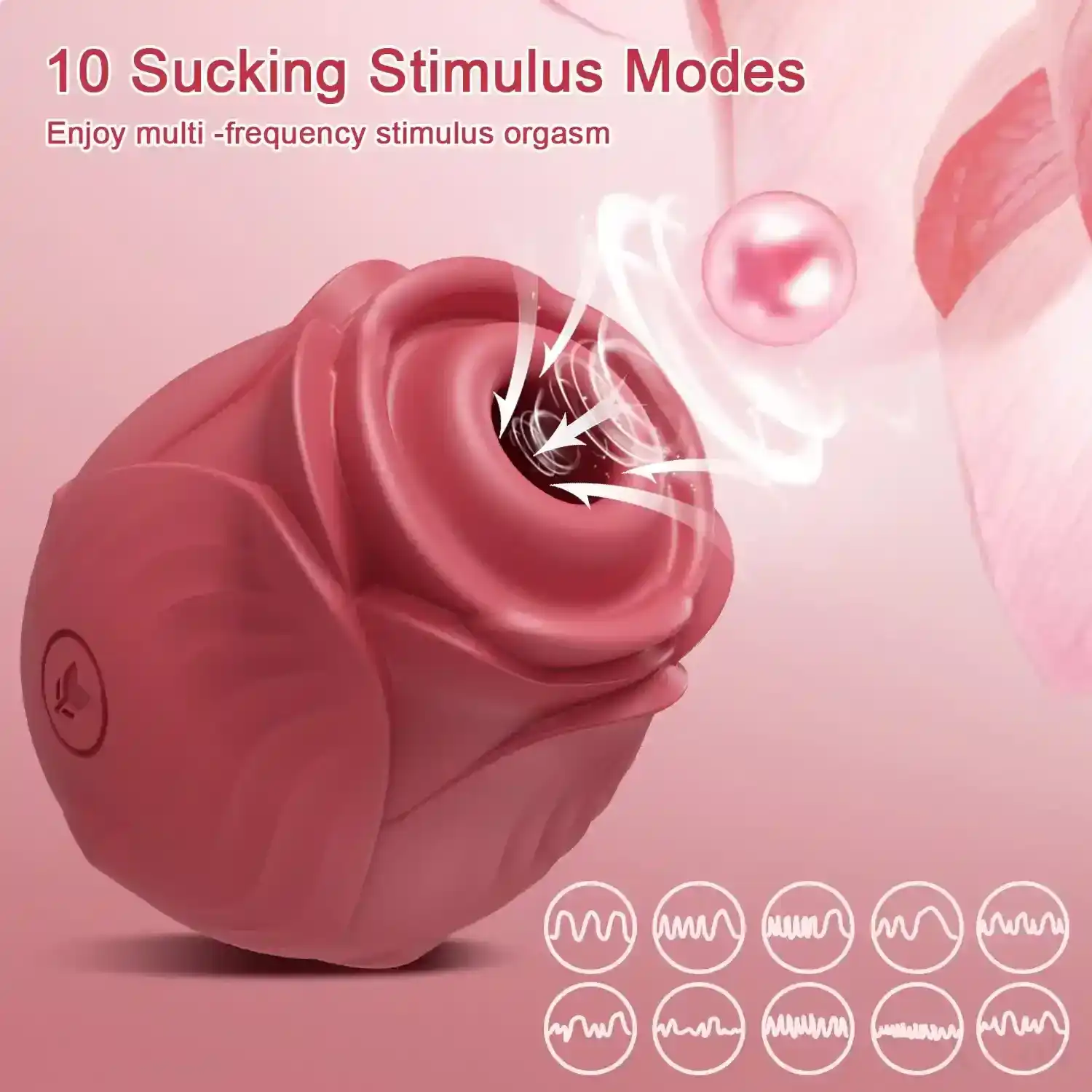 juguete succionador clitoris 10 modos