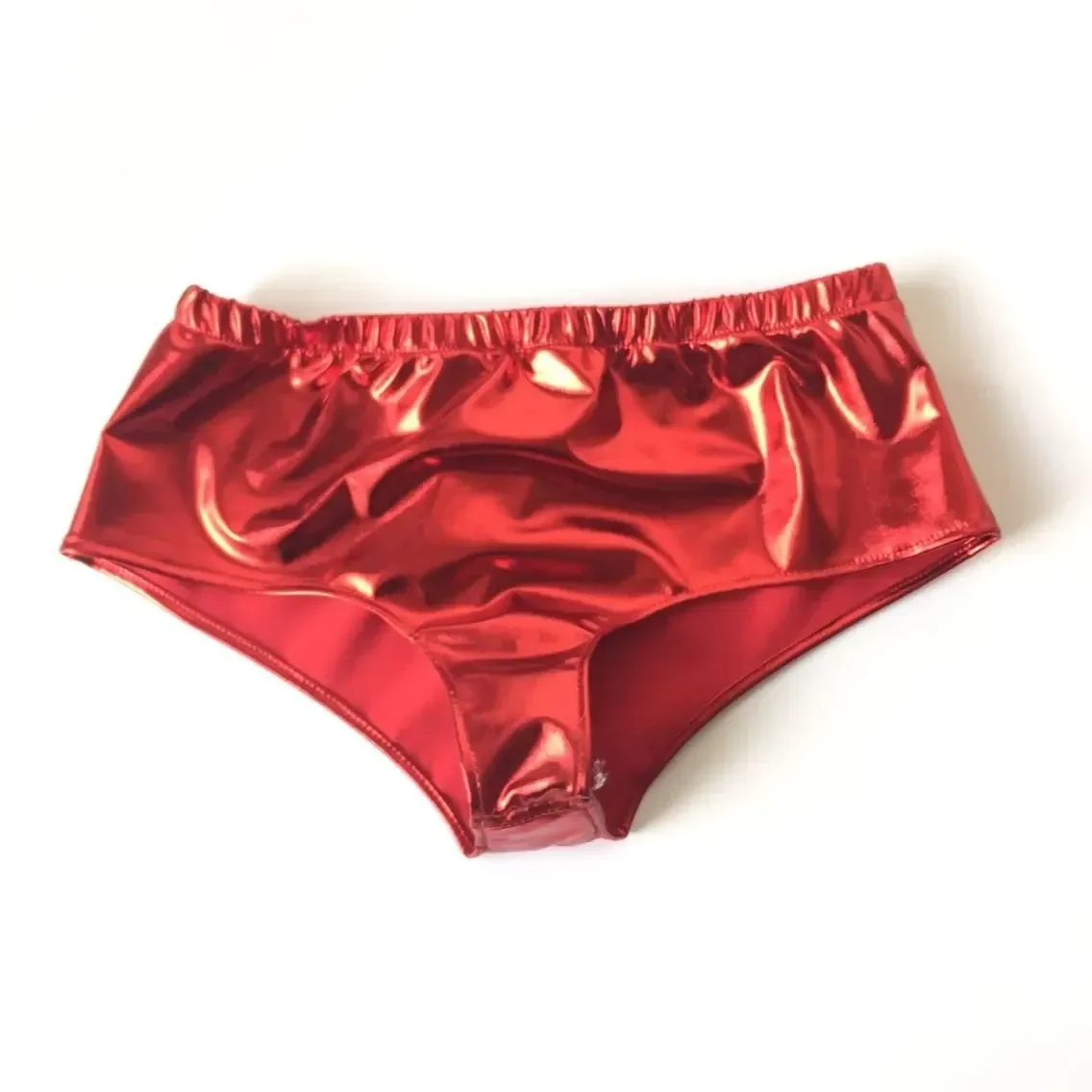 lenceria de charol con plug anal