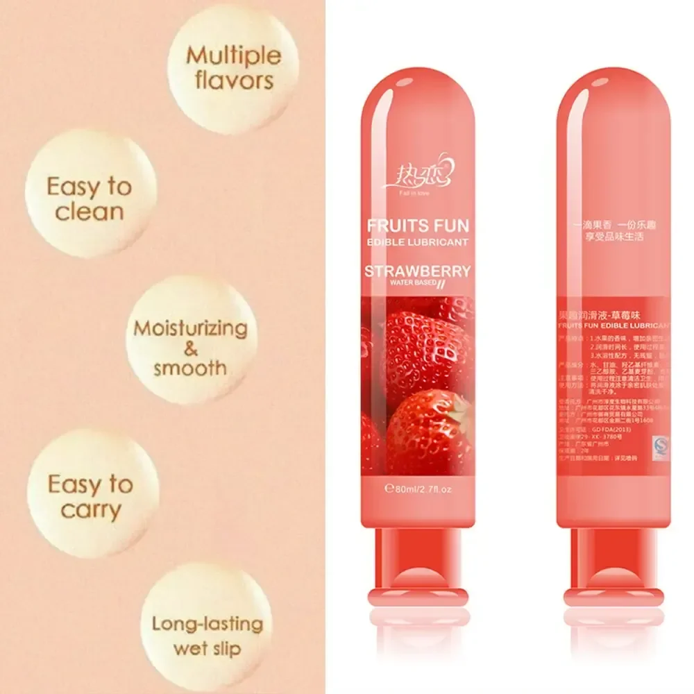 lubricante frutal con glicerina