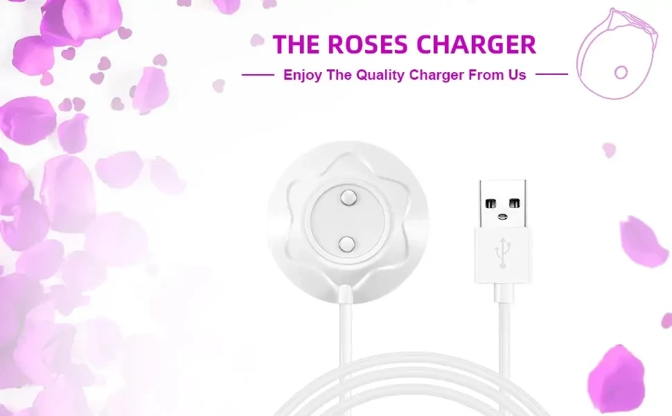 magnetico cable carga juguete rosa