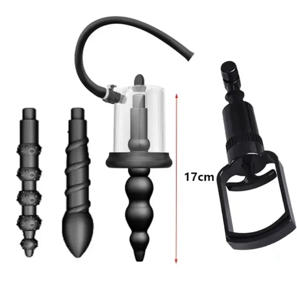 masajeador anal tpe con diseño desmontable
