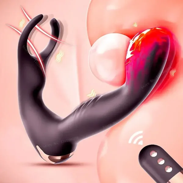 masajeador prostata silicona usb recargable