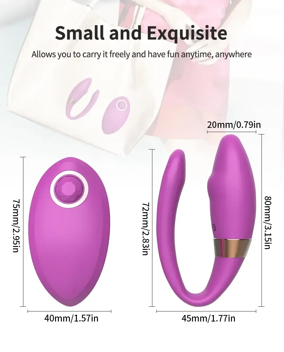 masajeador prostatico con control remoto y vibracion