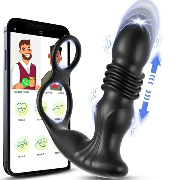 masajeador prostático con tecnología app