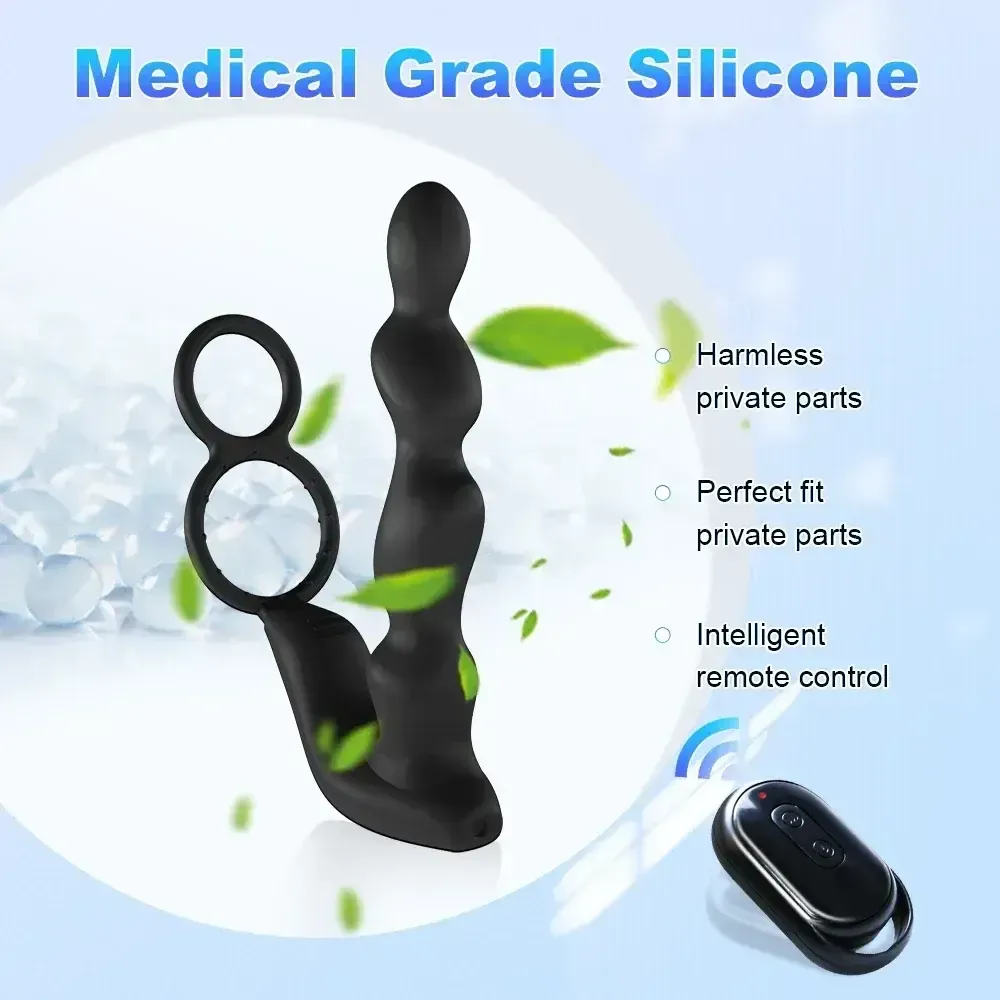masajeador prostatico silicona vibracion