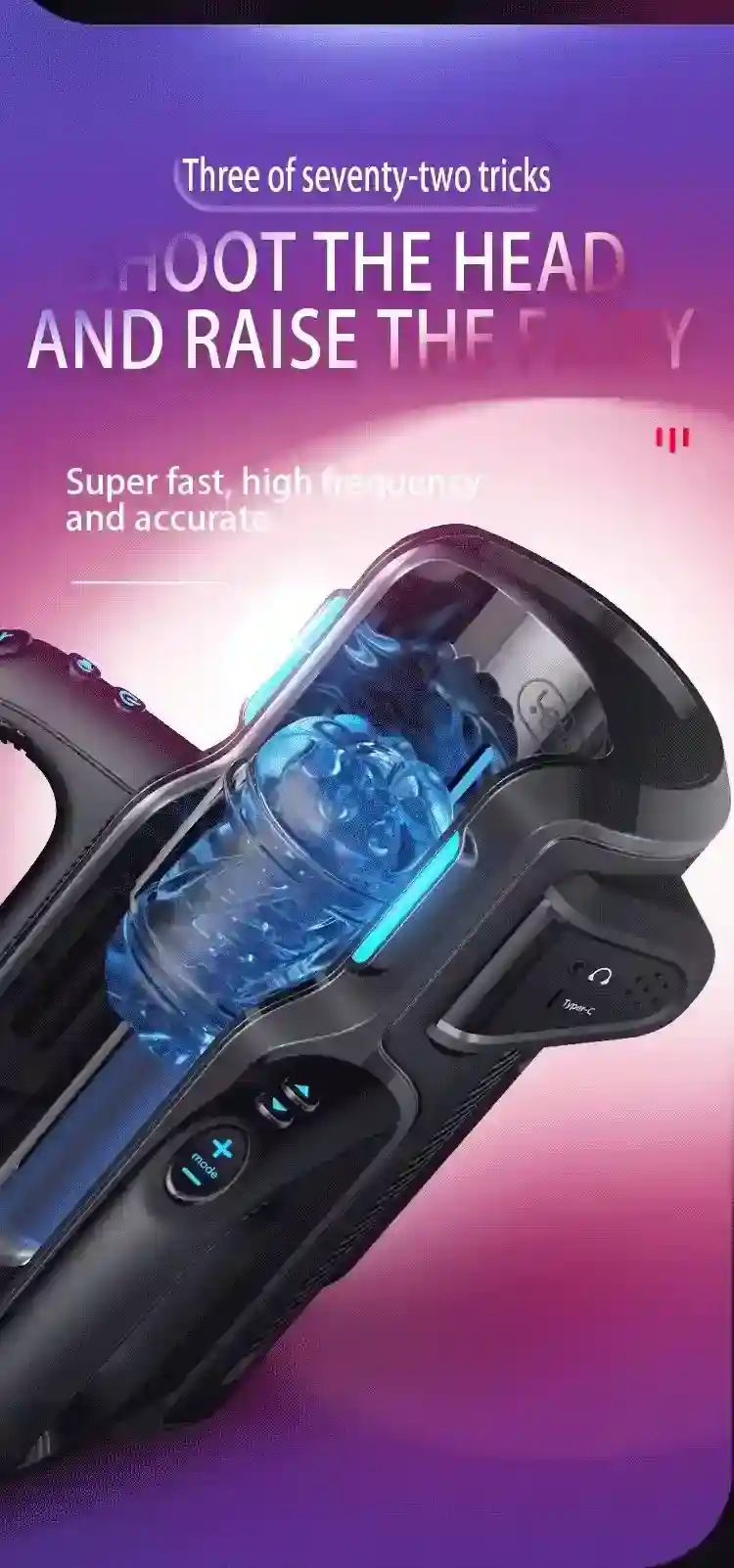 masturbador automatico cuerpo seguro tpe