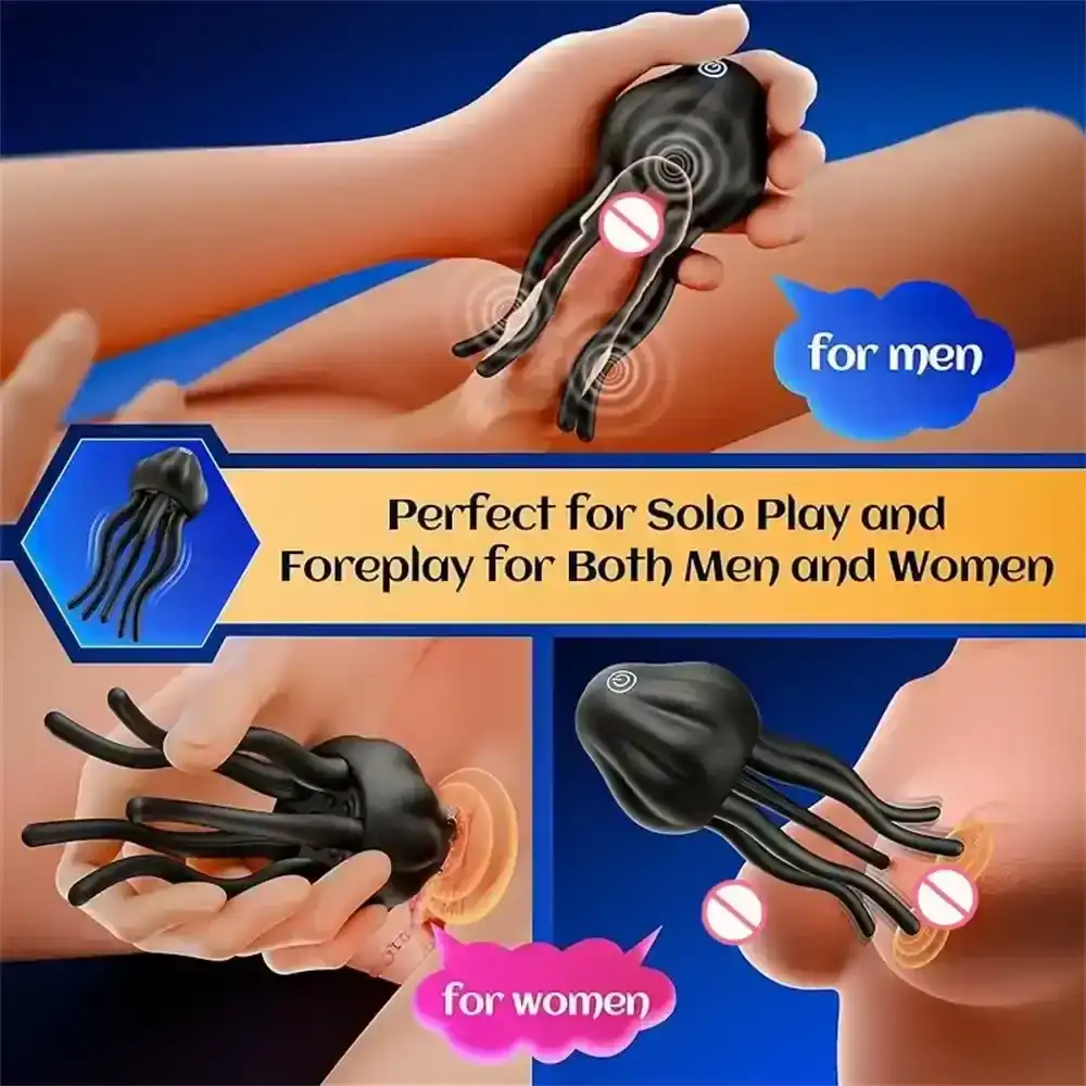 masturbador con tentaculos flexibles 360deg
