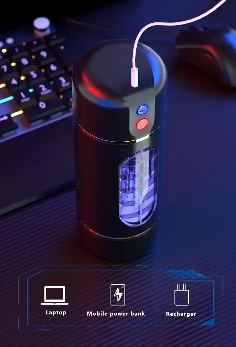 masturbador hombre con diez modos vibracion