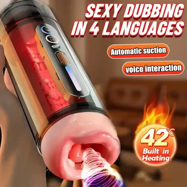 masturbador masculino con doble textura interior