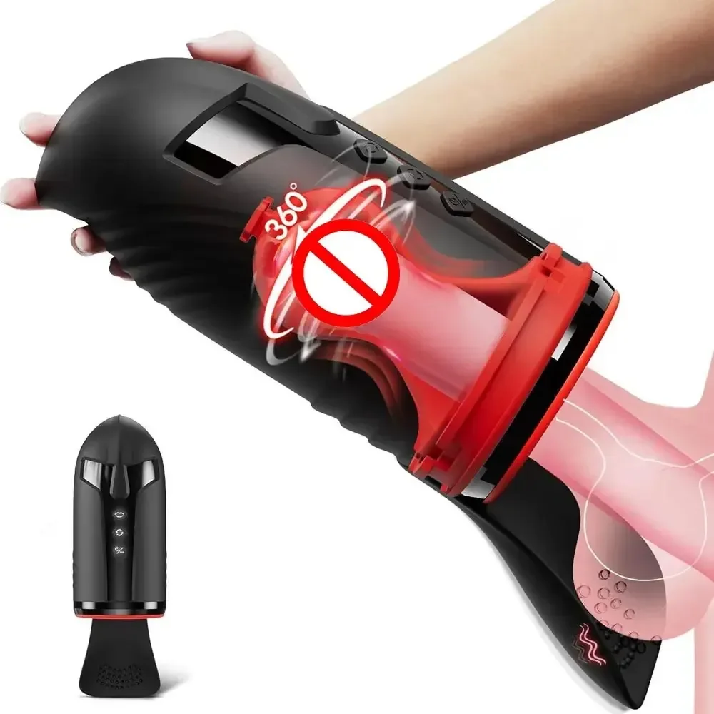 masturbador para hombre con vibración silenciosa