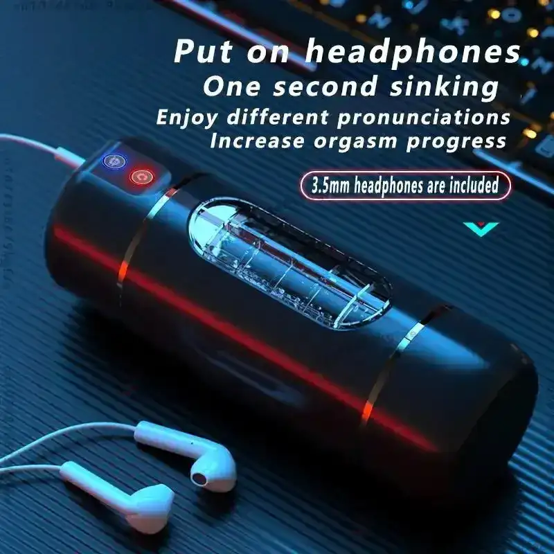 masturbador usb recargable con calentamiento