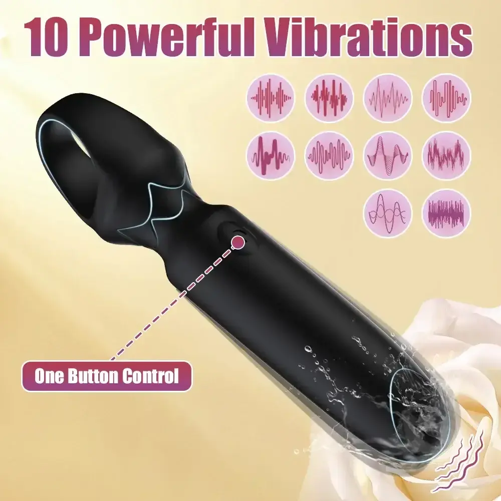 mini vibrador pezones silicona suave