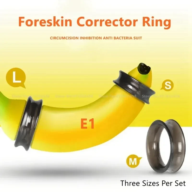 pack de anillos para el pene negros
