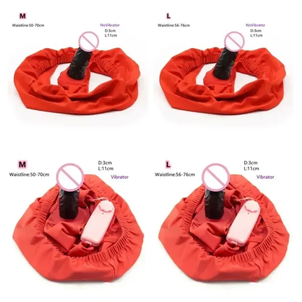 panty castidad dildo silicona 11cm