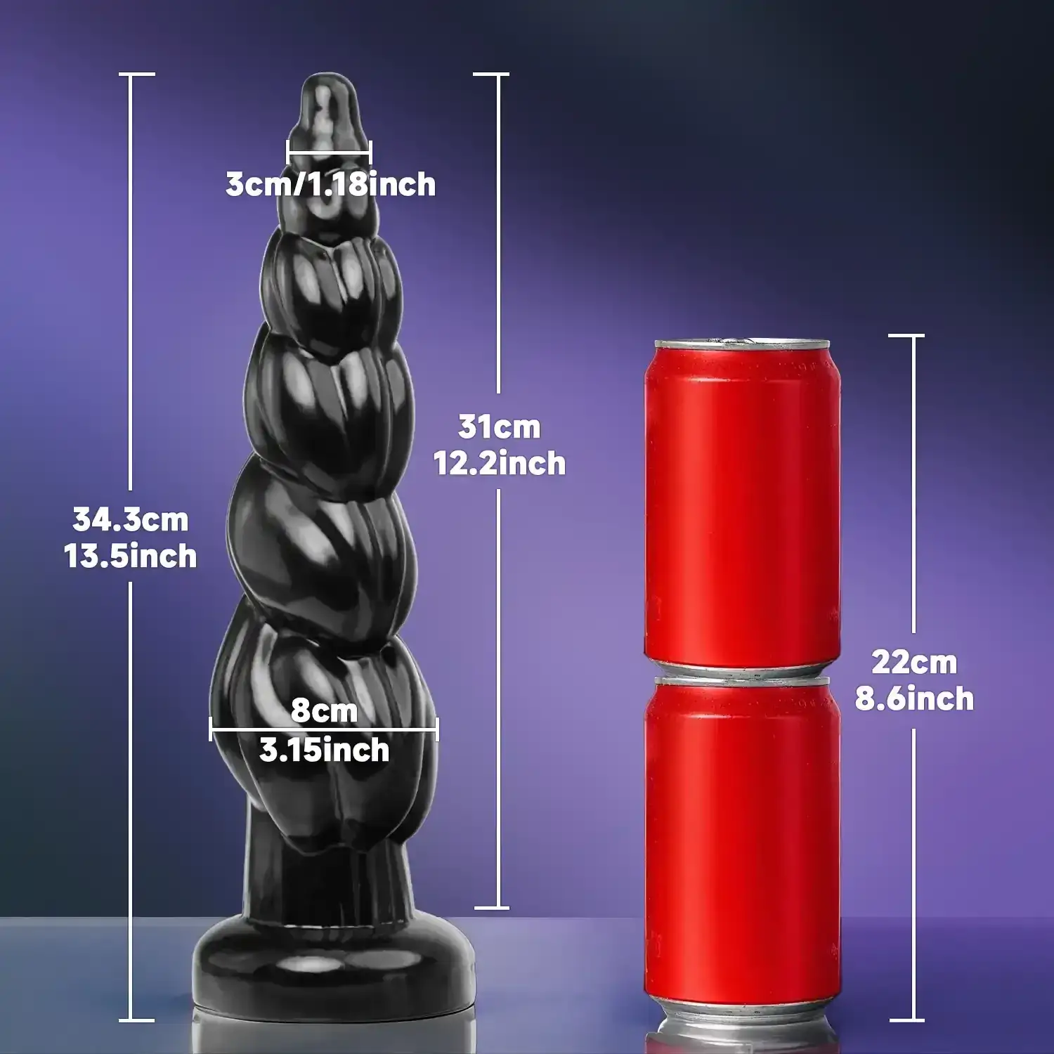 plug anal 865g silicona medica