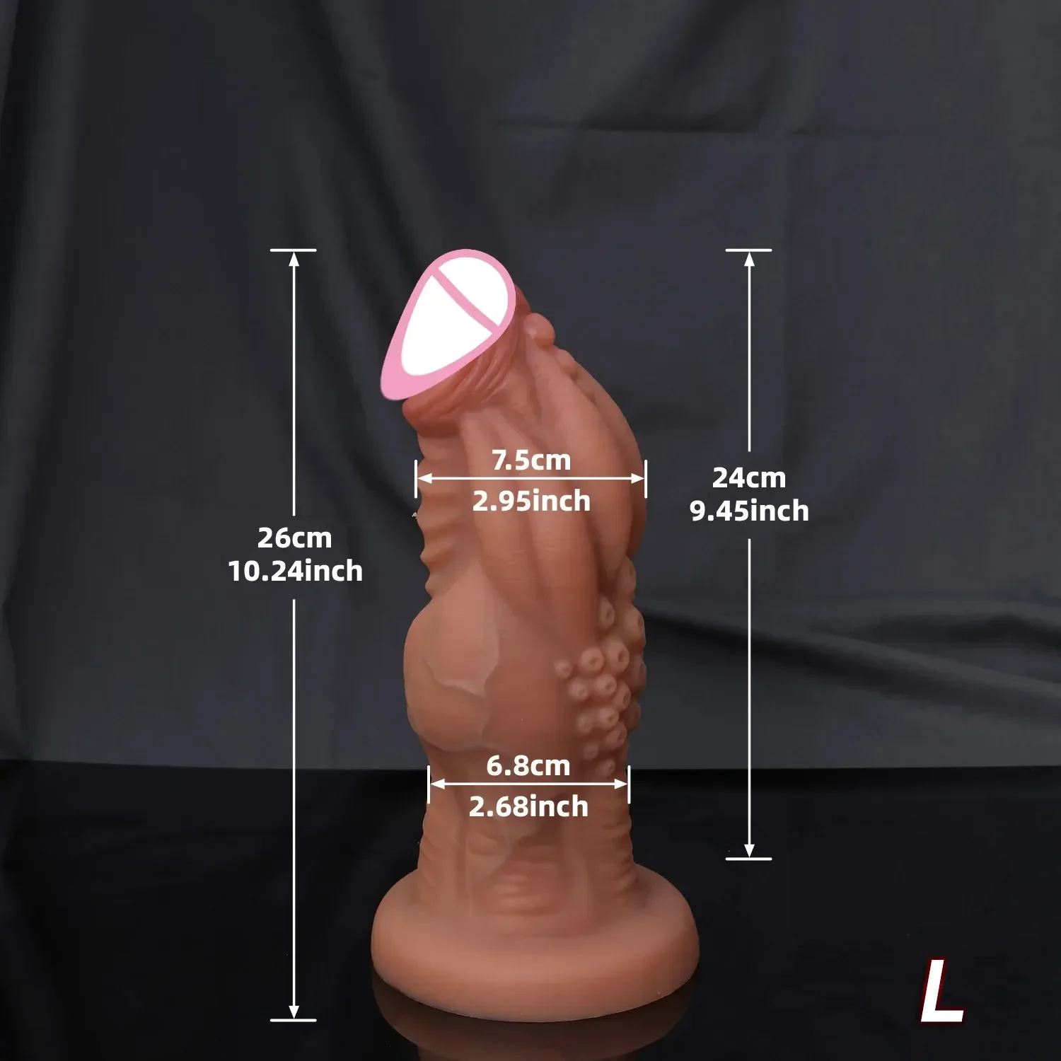 plug anal curvo silicona medica suave