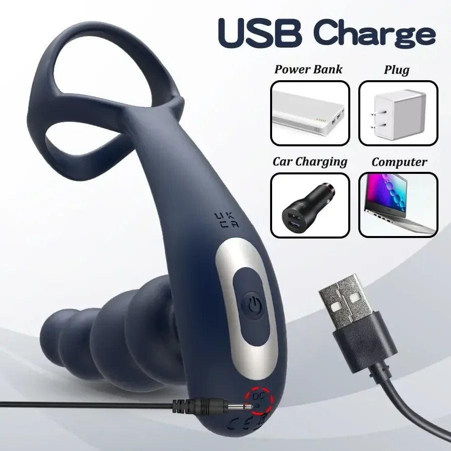 plug anal ergonomico con cabeza giratoria