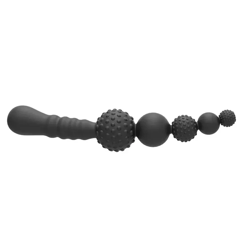 plug anal ergonomico con diseno de perlas