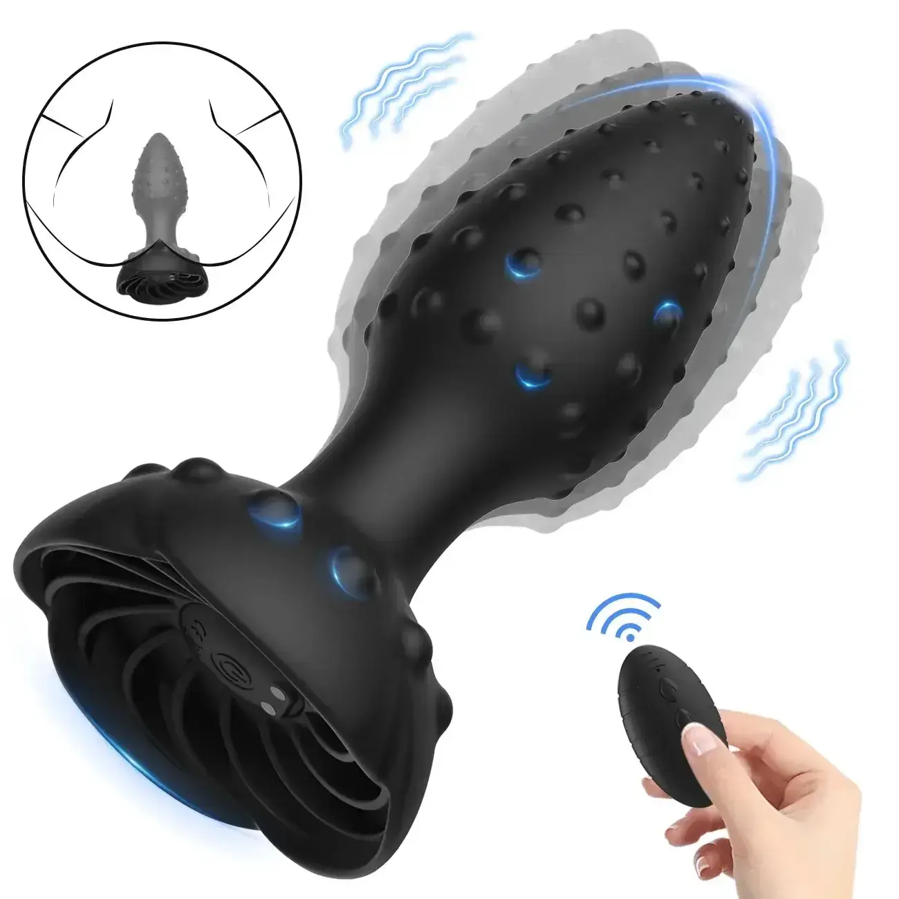 plug anal ergonomico silicona suave 1