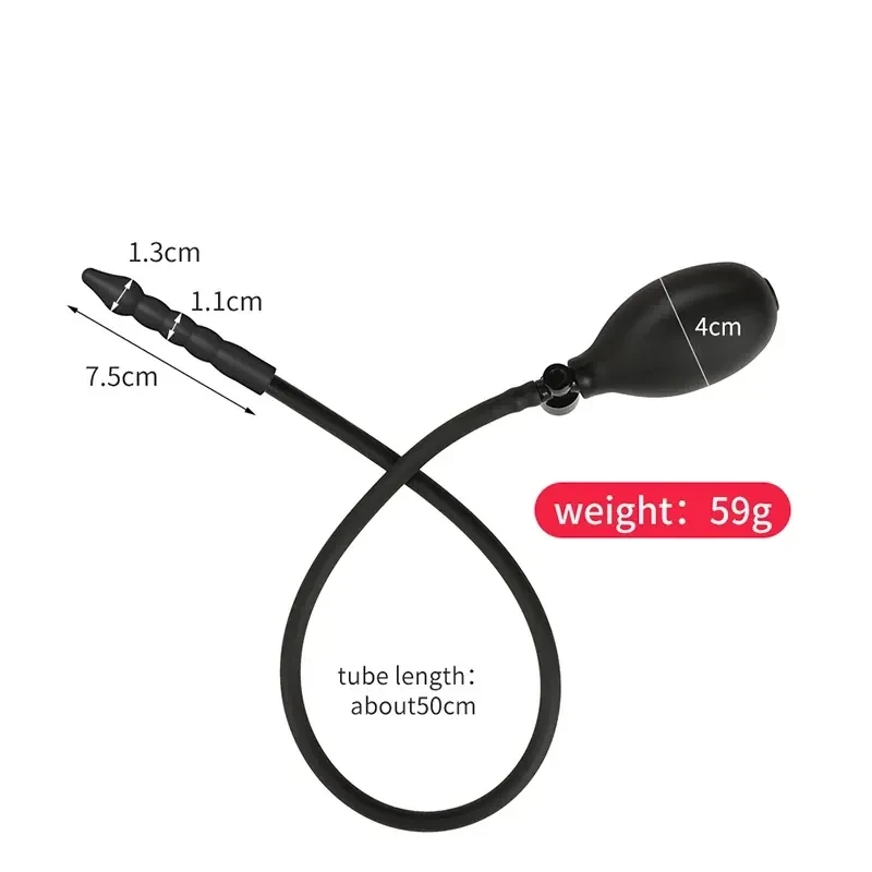plug anal expansivo silicona medica negra suave