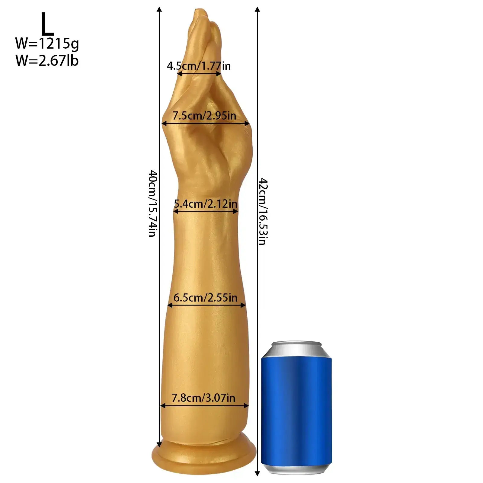 plug anal gigante silicona liquida