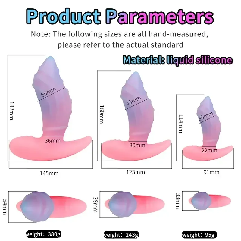 plug anal grande silicona liquida suave