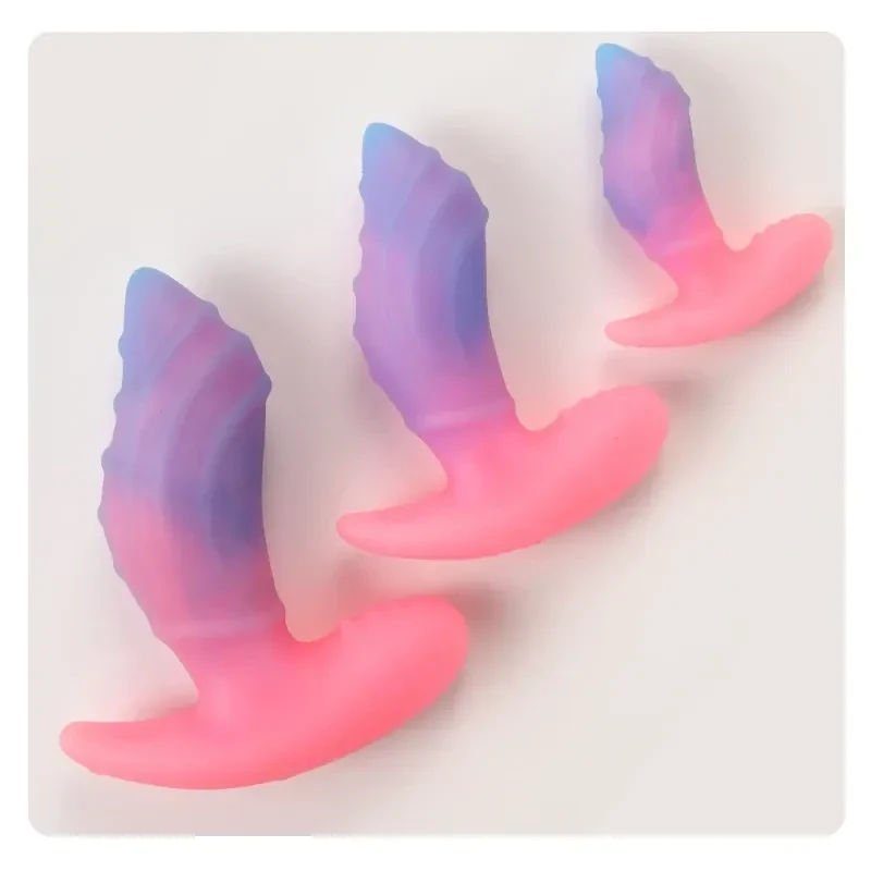 plug anal grande silicona liquida texturizado