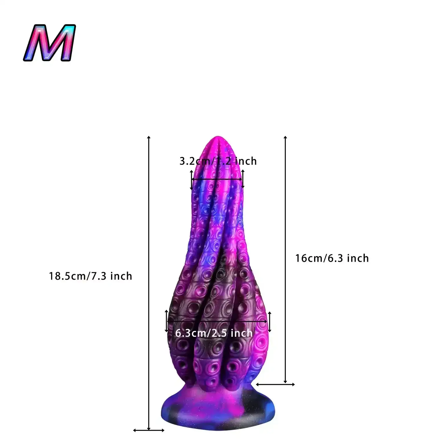 plug anal grueso silicona tentáculos realistas