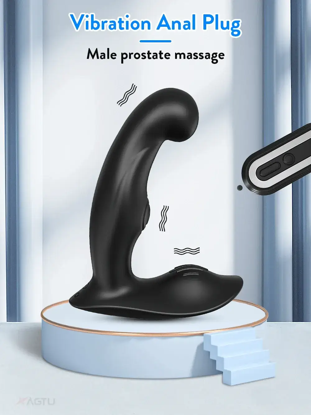plug anal hombre control inalambrico recargable